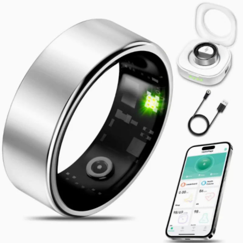 Smart Ring R09 — Heart Rate, Blood Pressure & Bluetooth Calls