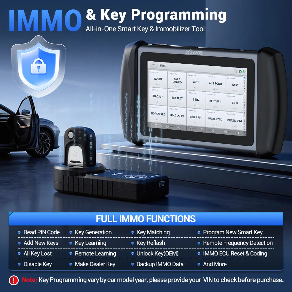 XTOOL InPlus IK618 IMMO Key Programming Tool Car Diagnostic Tools Key Programmer All Key Lost & Add Key With KC100 VS X100 PAD3