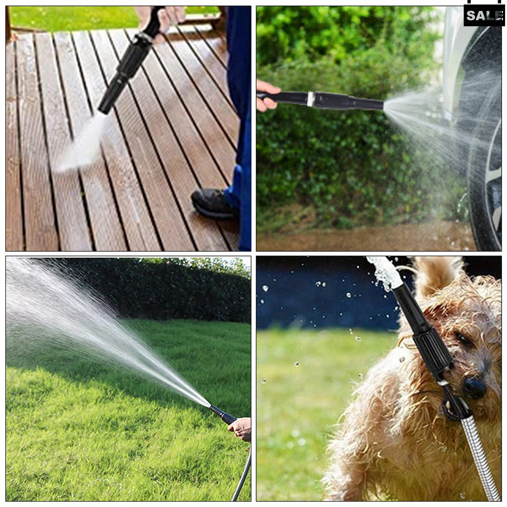 25 Ft 304 Stainless Steel Water Pipe Anti Freezing and Anti Extrusion Fit for Garden Irrigation and Home Watering