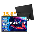HGFRTEE 15.6 Inch Portable Monitor, FHD-IPS Laptop External Second Screen, Gaming Extended Display with Type-C HDMI