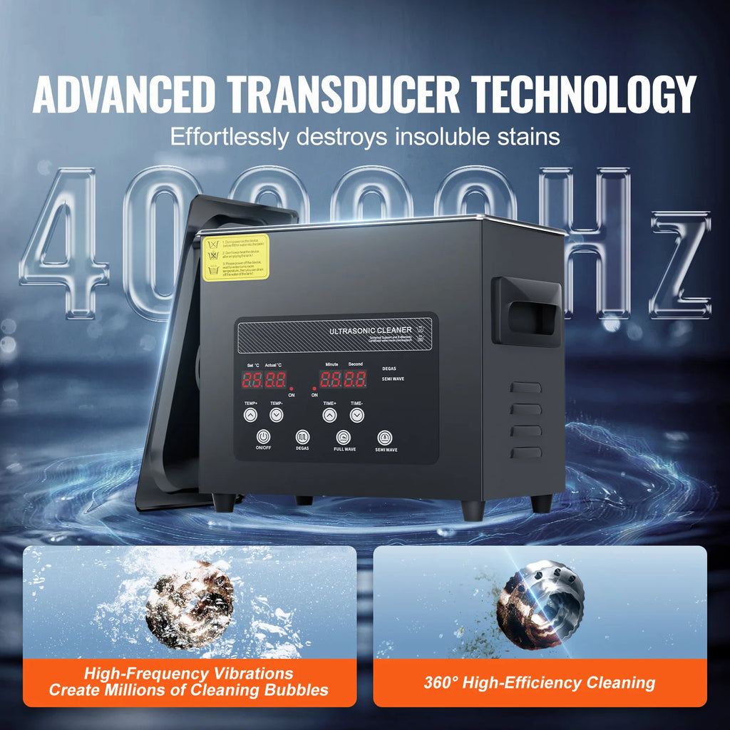 SucceBuy 2L 3L 6L 10L 15L Ultrasonic Cleaner Lave-Dishes Portable Washing Machine Diswasher Ultrasound