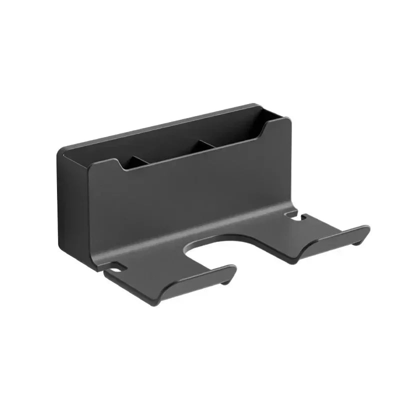 Wall-Mount Hair Dryer Holder - No-Drill Suction Cup Organiser for Hair Dryers & Straighteners