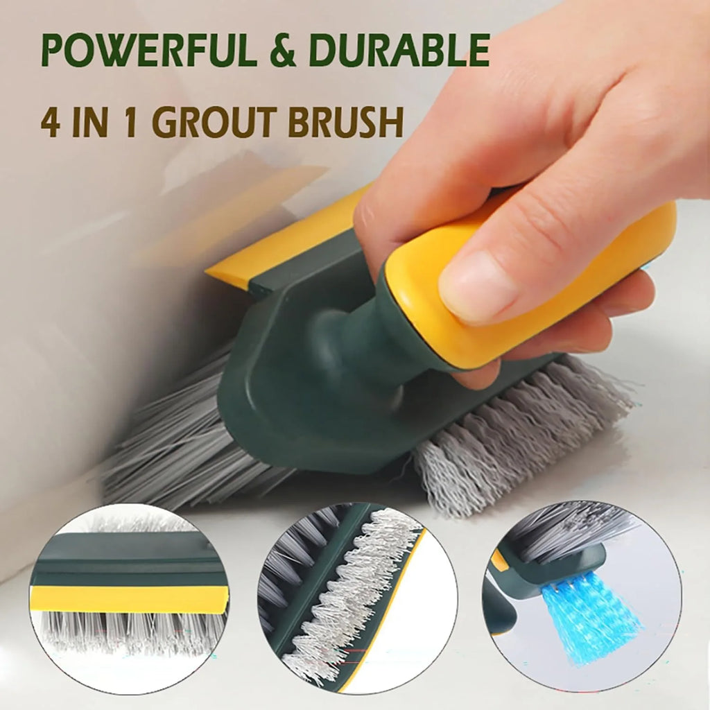 2-in-1 Handheld Cleaning Brush – Multi-Functional Crevice Cleaner for Windows, Kitchen Stoves, Doors, Laundry & Home Deep Cleaning