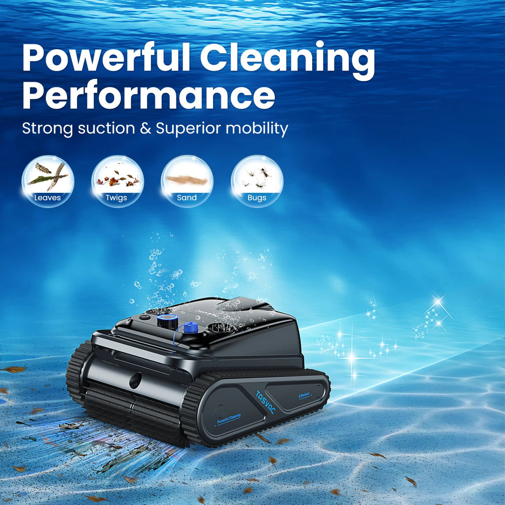 INSE Cordless Robotic Pool Cleaner – 4 Motors, 300-Min Battery, Wall & Waterline Cleaning for Inground Pools
