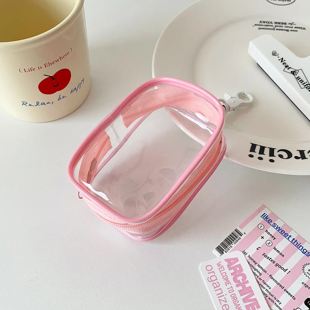 Portable Cotton Doll Storage Bag, Dopamine Color Data Cable Storage Bag, Cube Blind Box Doll Display Bag