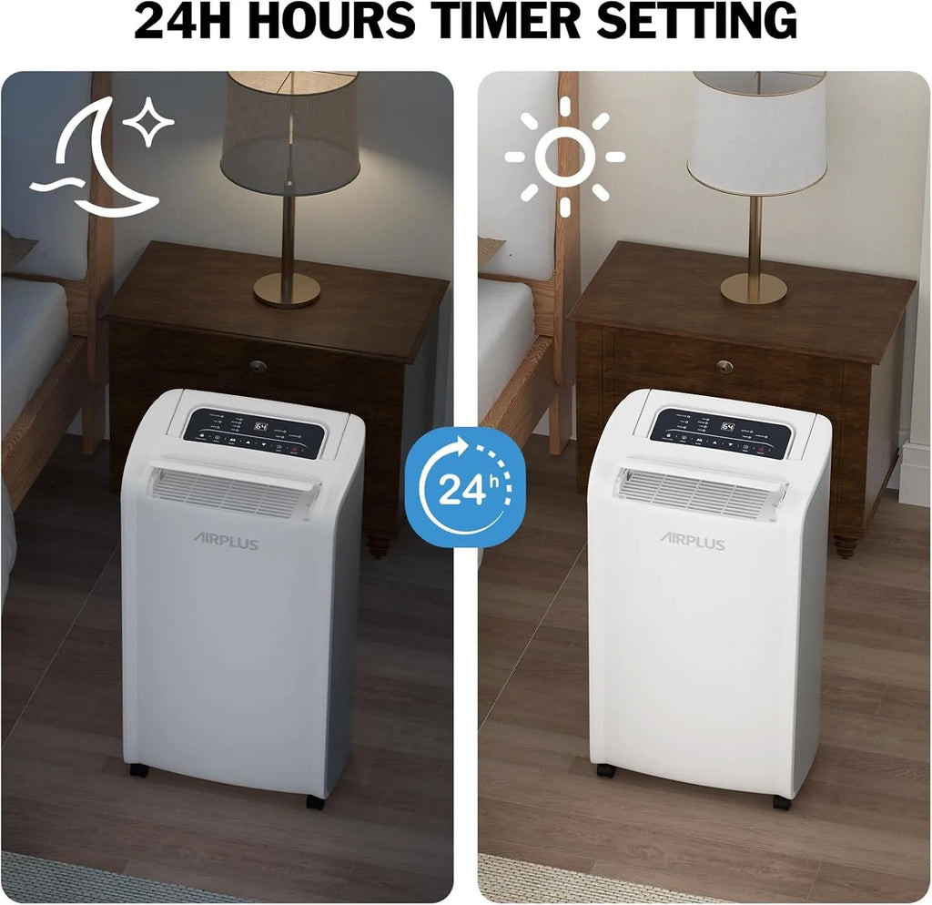 AIRPLUS 70 Pint Dehumidifier for Home Basements Large Room