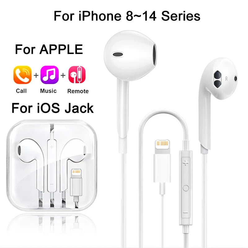 For iPhone 17 16 15 Pro Max Type C Earphones Tablet Laptops Headphones For Apple iPad iPhone 14 13 12 11 Pro Max Wired Earbuds