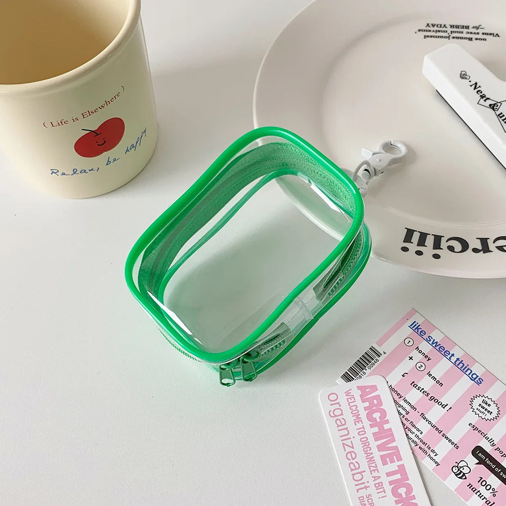 Portable Cotton Doll Storage Bag, Dopamine Color Data Cable Storage Bag, Cube Blind Box Doll Display Bag