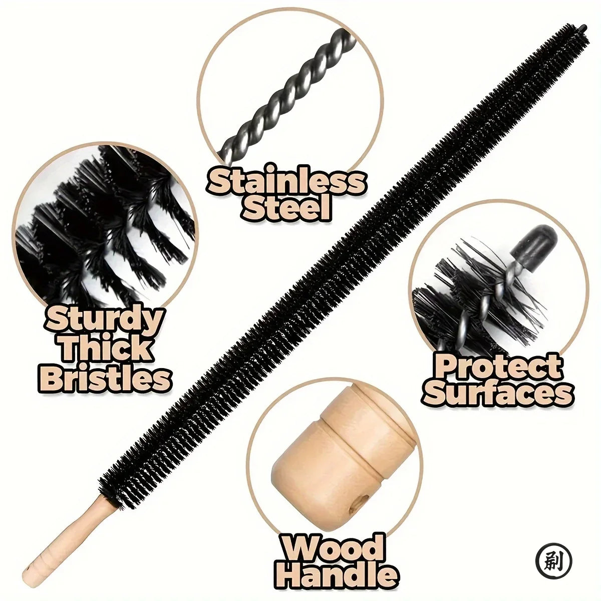 Flexible Long Cleaning Brush – Radiator, Dryer Vent & Pipe Duster