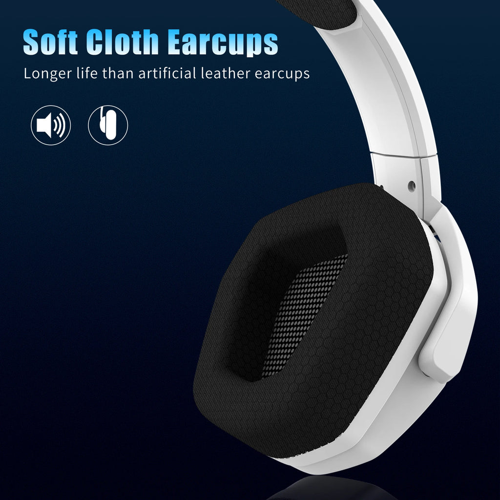 NUBWO G06 2.4G Dual Wireless Gaming Headset 5ms Low Latency 7.1 Surround ENC Mic For PC PS4 PS5 Gaming Bluetooth Headphones