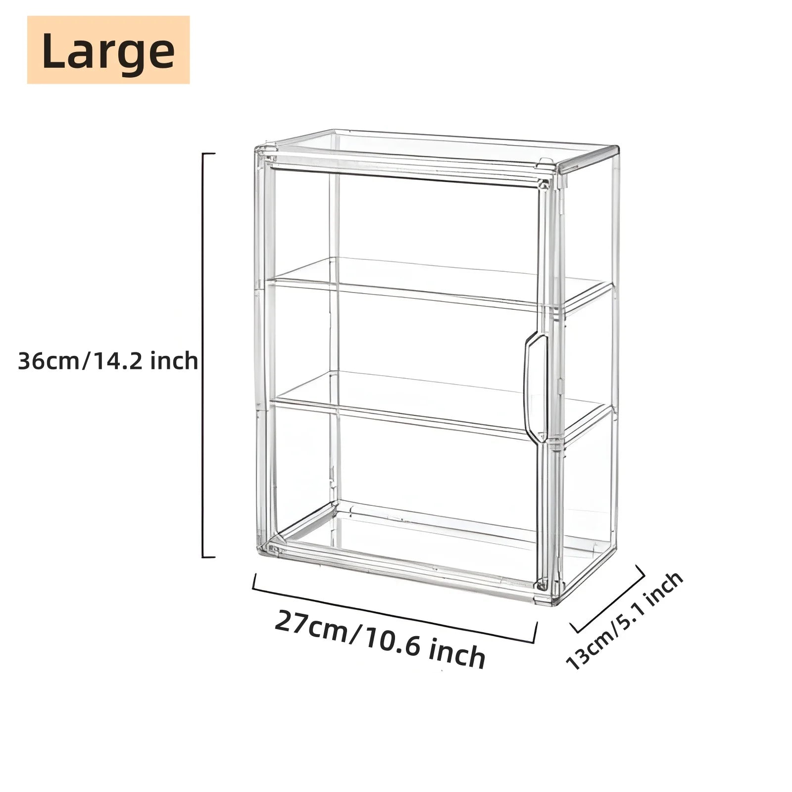Blind Box Storage Display Box Transparent Doll Display Organizer Case For Figure Figurine Showcase Wall Mounted Collectibles Box