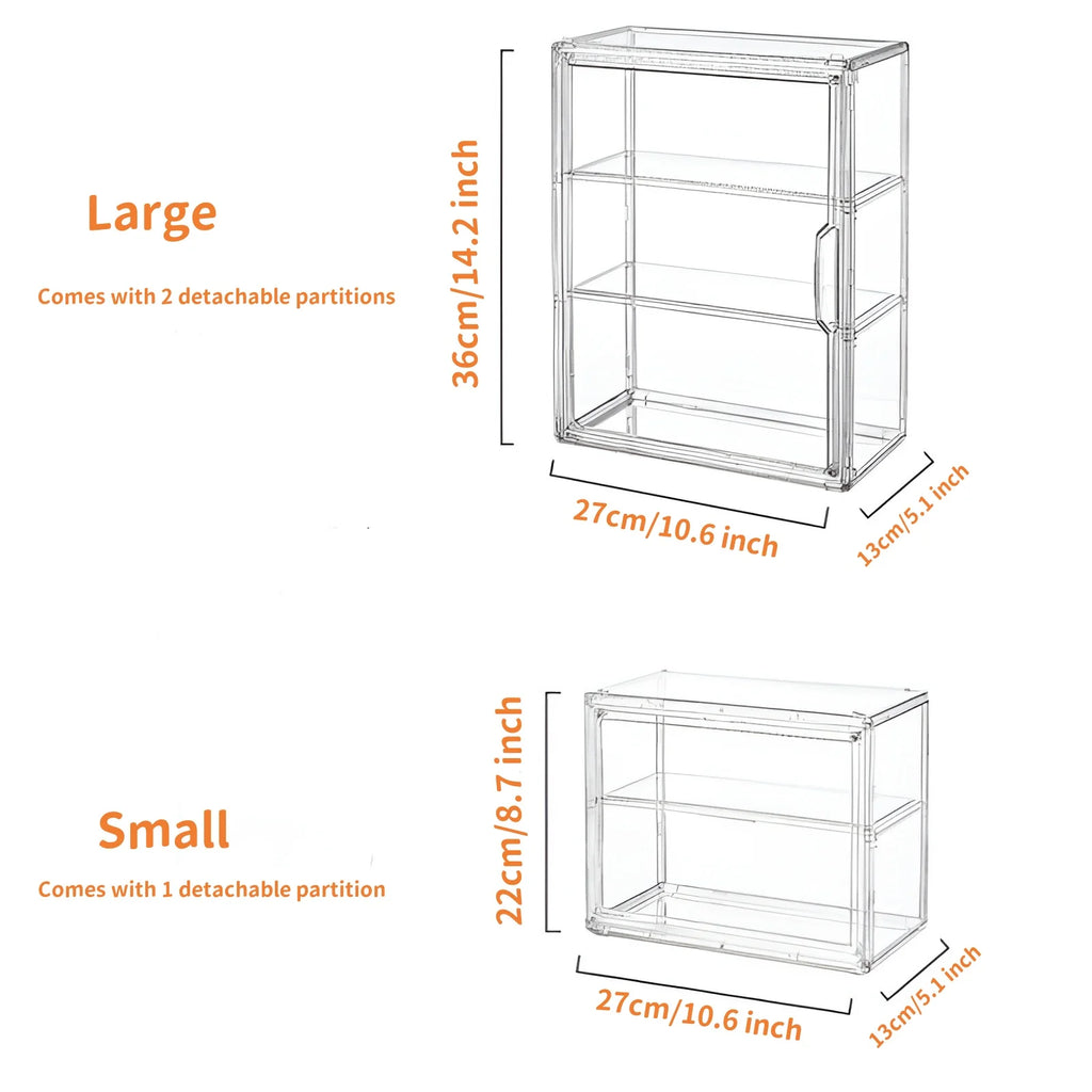 Blind Box Storage Display Box Transparent Doll Display Organizer Case For Figure Figurine Showcase Wall Mounted Collectibles Box
