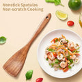 Wood Kitchenware Cooking Set Household Spatula Spoon Set Salad Spoon Fork Stirring Spoon Kitchen Baking Set
