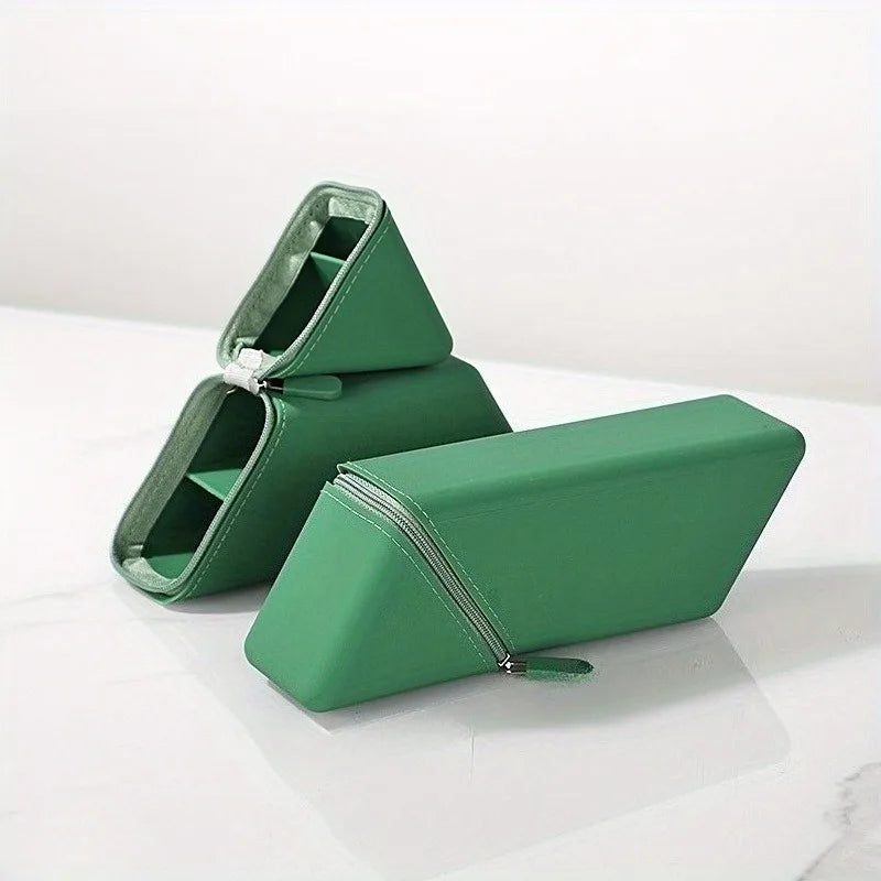 Foldable Silicone Pen Holder – Large Capacity Expandable Pencil Cup for Desk, Study & Office