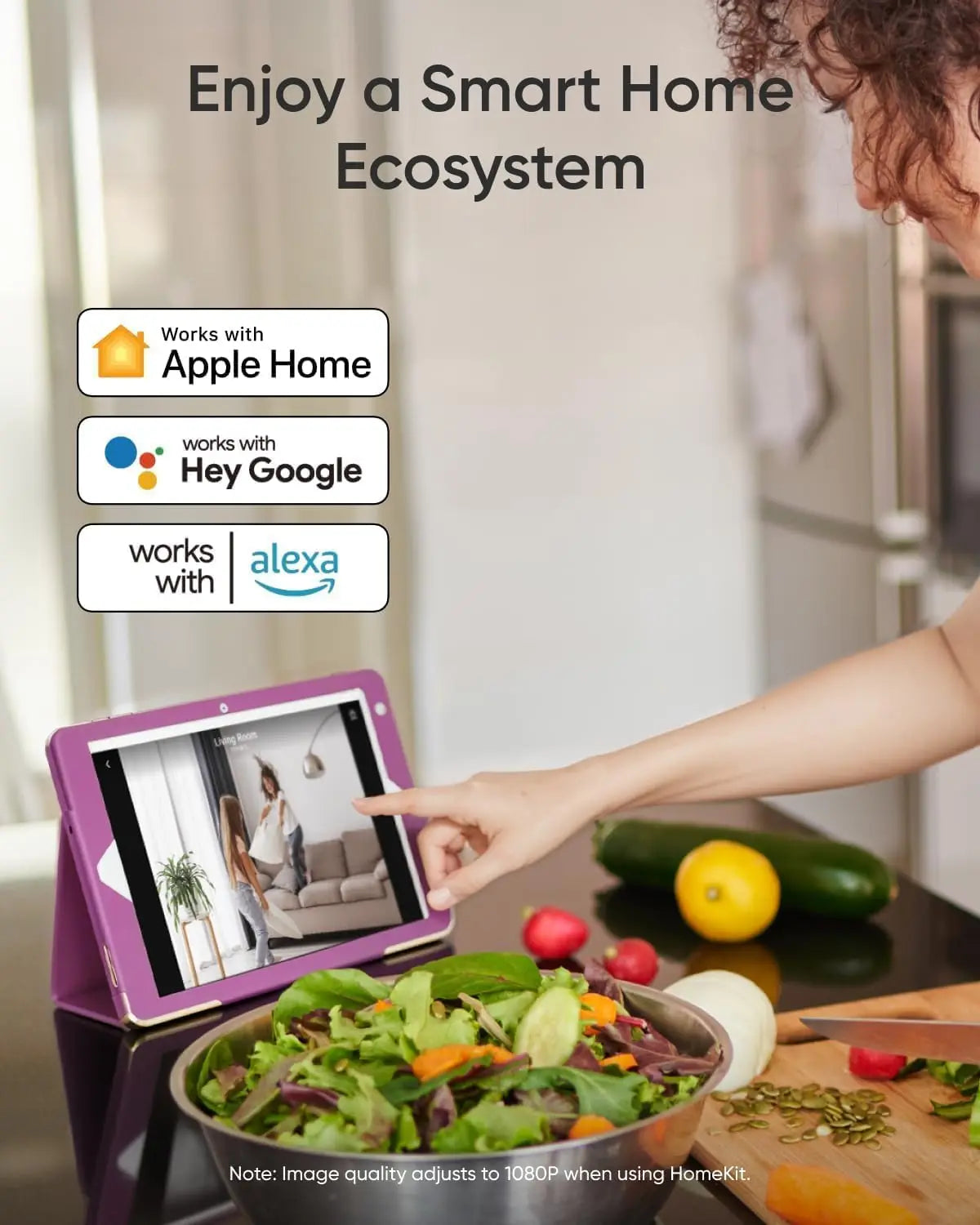 Renewed eufy Security Indoor Camera E30, Latest Generation, 4K UHD Security Camera, Pet/Dog/Baby Camera with Phone app