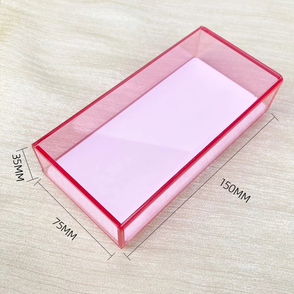 False Eyelash Storage Box 5 Layers Acrylic Pallet Lash Holder Pallet Individual Eyelash Extension Glue Display Stand Makeup 2029