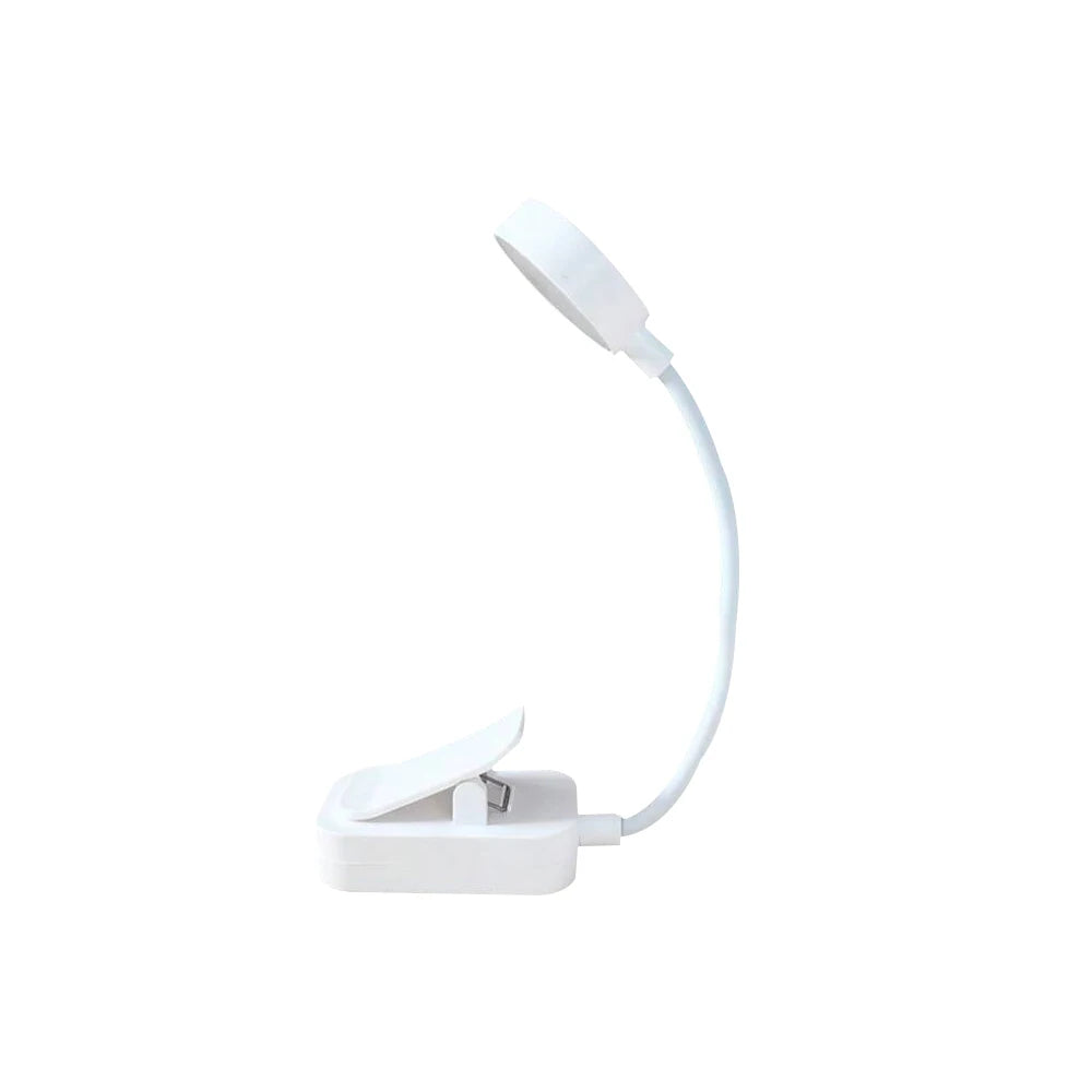 LED Clip-On Book Light | Portable Battery-Powered Reading Lamp with 3 Colour Modes & Stepless Dimming