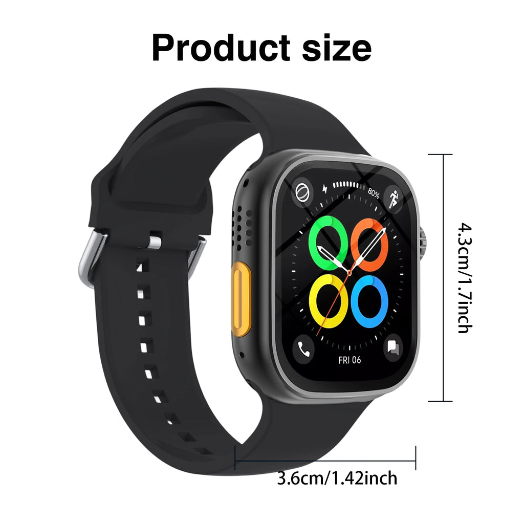 Smart Watch 2.01" — Bluetooth Calling, Fitness Tracking & Message Alerts