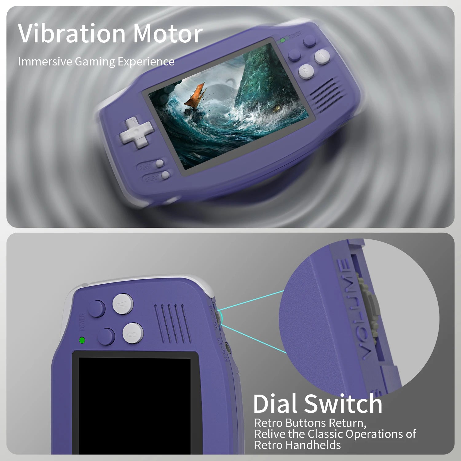 Anbernic RG34XX Retro Video Handheld Game Console 3.4" IPS Screen 32G Linux 64-bit System Support 5G WiFi Bluetooth HD TV Output