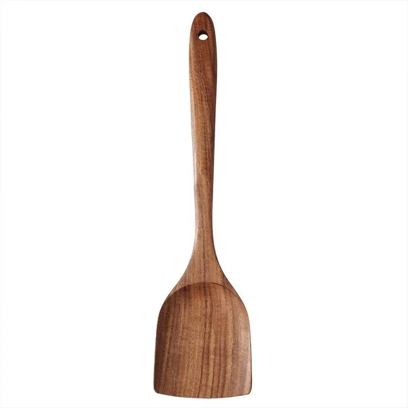 Wood Kitchenware Cooking Set Household Spatula Spoon Set Salad Spoon Fork Stirring Spoon Kitchen Baking Set