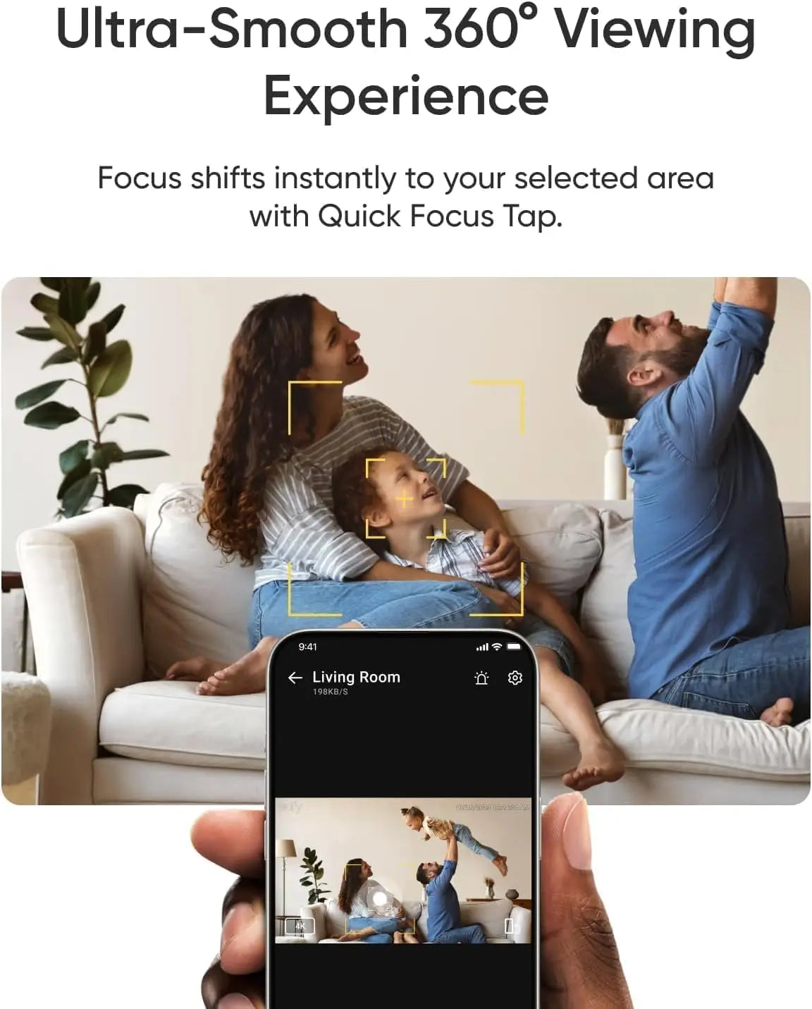 Renewed eufy Security Indoor Camera E30, Latest Generation, 4K UHD Security Camera, Pet/Dog/Baby Camera with Phone app