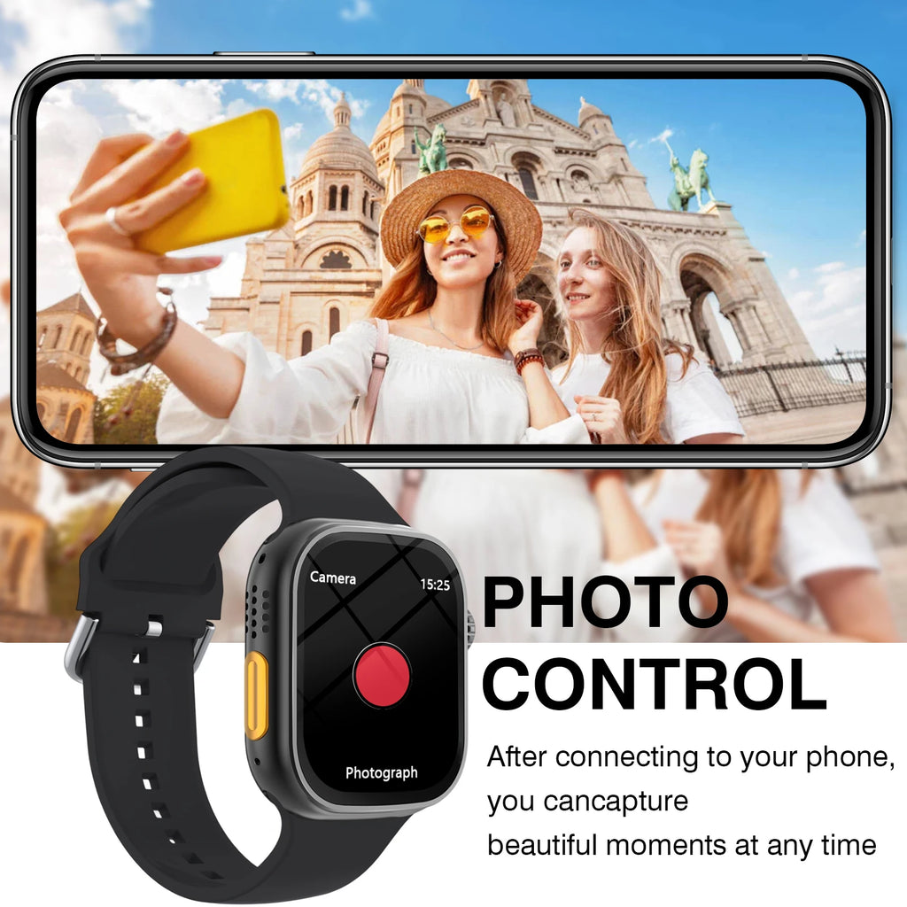 Smart Watch 2.01" — Bluetooth Calling, Fitness Tracking & Message Alerts