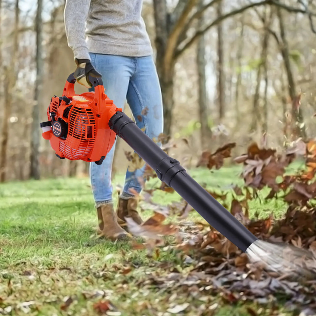 EB-260 25.4CC 2-Stroke Handheld Gas Leaf Blower – 7000 RPM Commercial Yard & Lawn Cleaning Tool