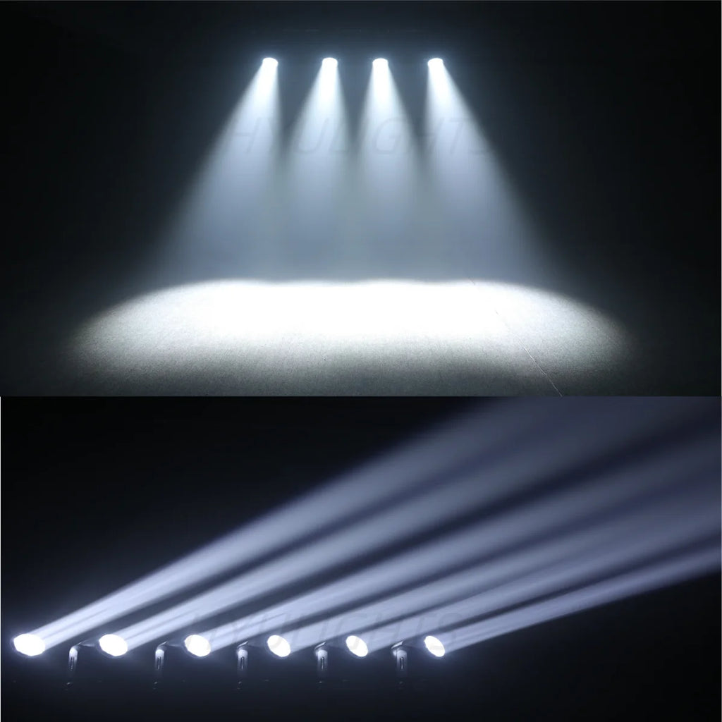 2PCS 7x40W Bee Eye Beam Wash Halo Effect Mini LED Moving Head RGBW 4in1DMX512 Control For DJ Disco Party Nightclub Wedding KTV