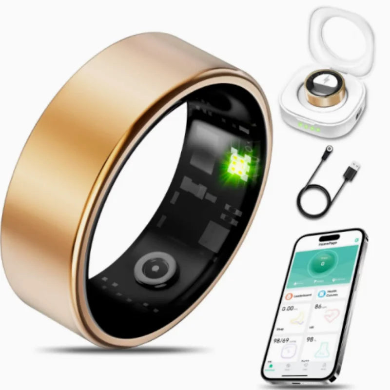 Smart Ring R09 — Heart Rate, Blood Pressure & Bluetooth Calls