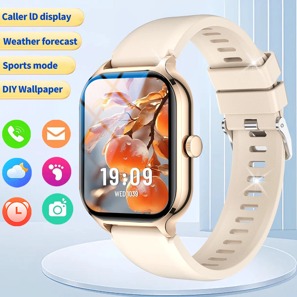 Smart Watch 2.01" Round — Wireless Calling, Multi-Sport & Sleep Tracking