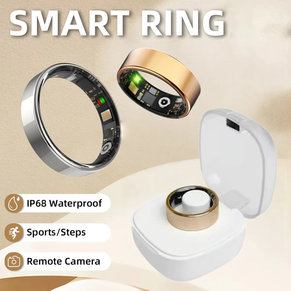 Smart Ring R09 — Heart Rate, Blood Pressure & Bluetooth Calls