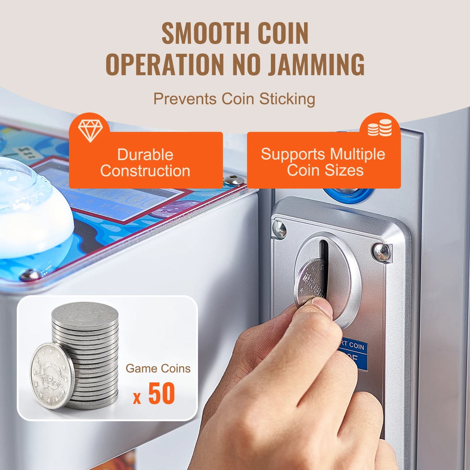 SucceBuy Claw Machine | Commercial Arcade Crane Prize Grabber | Coin-Operated