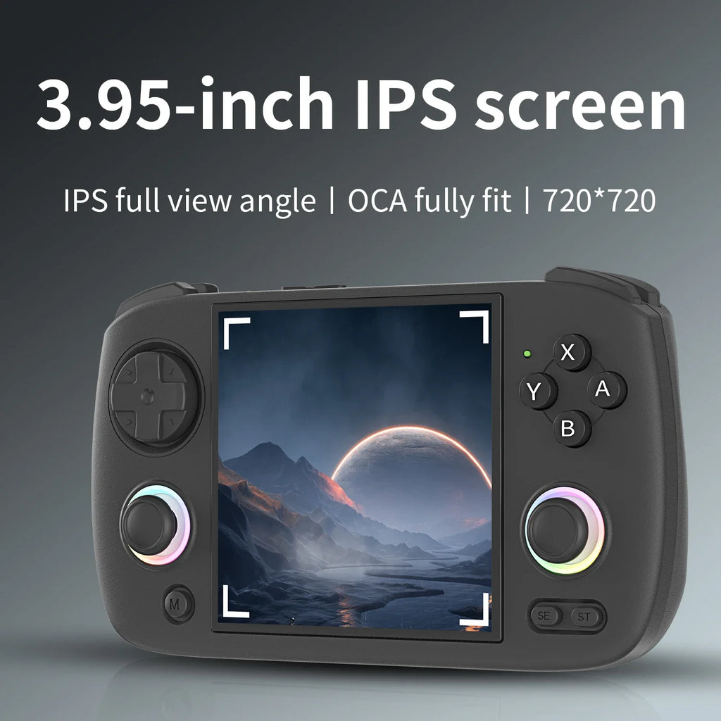 ANBERNIC RG CubeXX Handheld Game Console 3.95 Inch IPS Screen 64 Bit Linux System Supports 5G WiFi Bluetooth TV HD Out RGCUBEXX