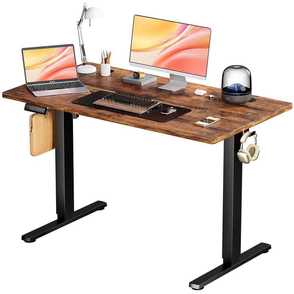 JHK Electric Standing Desk – Height Adjustable Sit-Stand Workstation with Memory Presets & Metal Frame