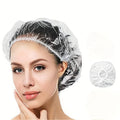Waterproof Disposable Caps 100 Pack, HDPE Material Stretches to 29cm, for Hair Protection, Pet Care, DIY & Housekeeping