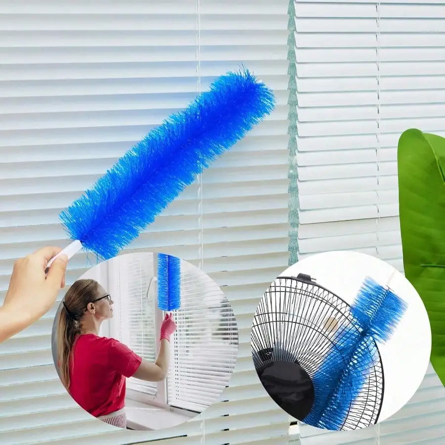 Fan Cleaner Brush,Fan Brush Cobweb Duster Microfiber Duster Ideal For Ceiling Duster, Household Duster Curtains,Fan Cleaner For Box Fan(2PCS)