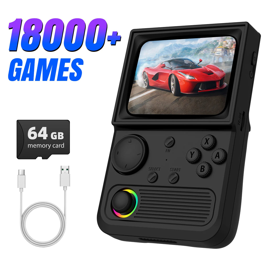 AISLPC R36T Handheld Game Console 18000+Game 3.5'' IPS Screen Wi-Fi Multiplayer Portable Pocket TV Video Console Ship From US