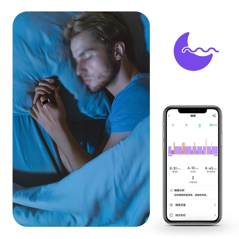 Smart Ring R09 — Heart Rate, Blood Pressure & Bluetooth Calls
