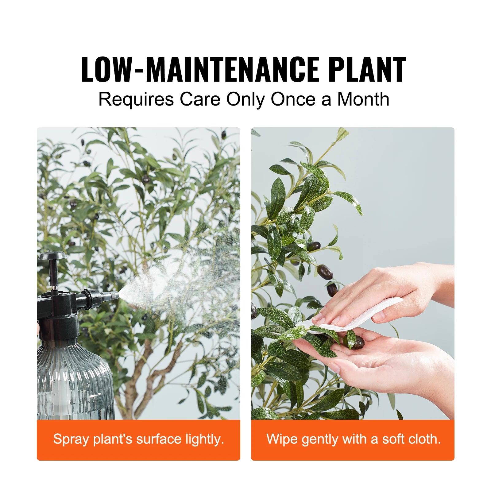 SucceBuy Artificial Olive Tree | 4ft / 5ft / 6ft | Lifelike Faux Plant for Home & Office