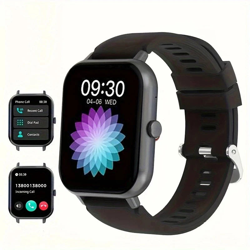 Smart Watch 2.01" Round — Wireless Calling, Multi-Sport & Sleep Tracking