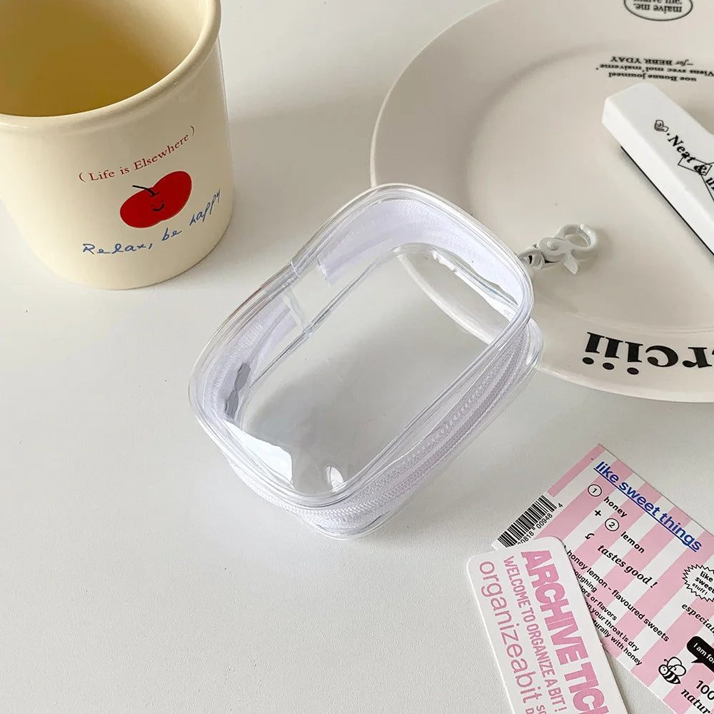 Portable Cotton Doll Storage Bag, Dopamine Color Data Cable Storage Bag, Cube Blind Box Doll Display Bag