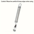 Stainless Steel Citrus & Orange Peeler with Handle - Kitchen Fruit Peeling Tool