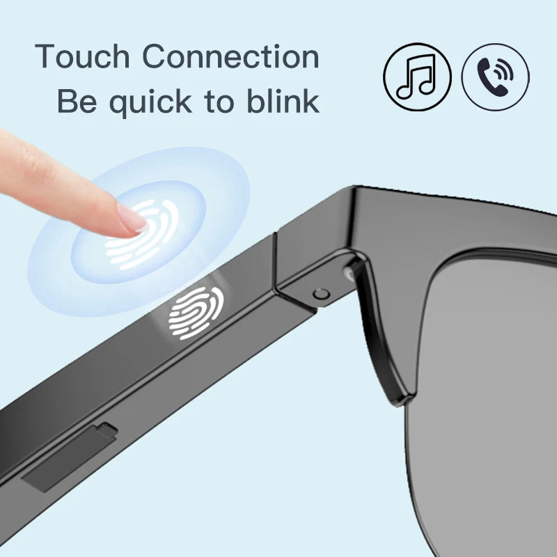 Koipsse Smart Bluetooth Sunglasses – Wireless Calls, Music & UV Protection for Men & Women