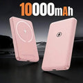 10000mAh Qi2 Magnetic Wireless Power Bank 15W Fast Charging Ultra Slim Portable Charger for iPhone 17/16/15/14/13/12 Series