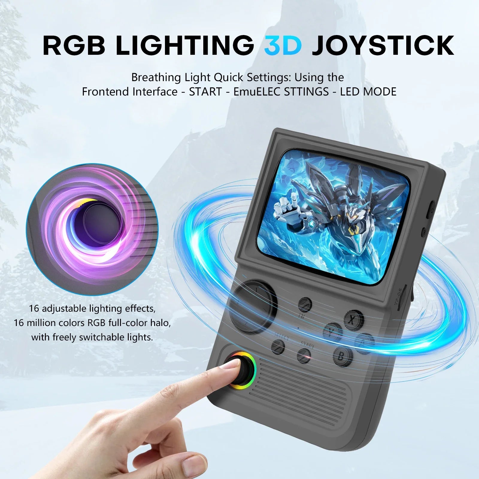 AISLPC R36T Handheld Game Console 18000+Game 3.5'' IPS Screen Wi-Fi Multiplayer Portable Pocket TV Video Console Ship From US