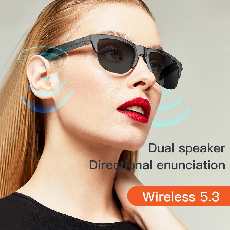 Koipsse Smart Bluetooth Sunglasses – Wireless Calls, Music & UV Protection for Men & Women