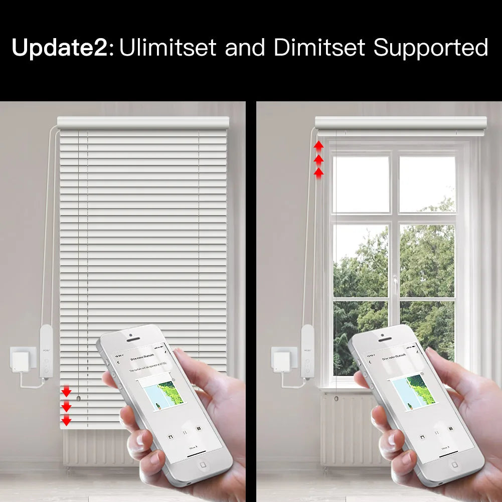 MOES ZigBee Smart DIY Motorized Roller Blinds/Shades Drive Motor Hub Tuya Smart Life APP Alexa Google Home Voice Control