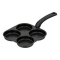 Medical Stone Four-hole Omelette Pot Household Non-stick Flats-bottomed Egg Dumpling Pot Breakfast Egg Burger Frying Pan