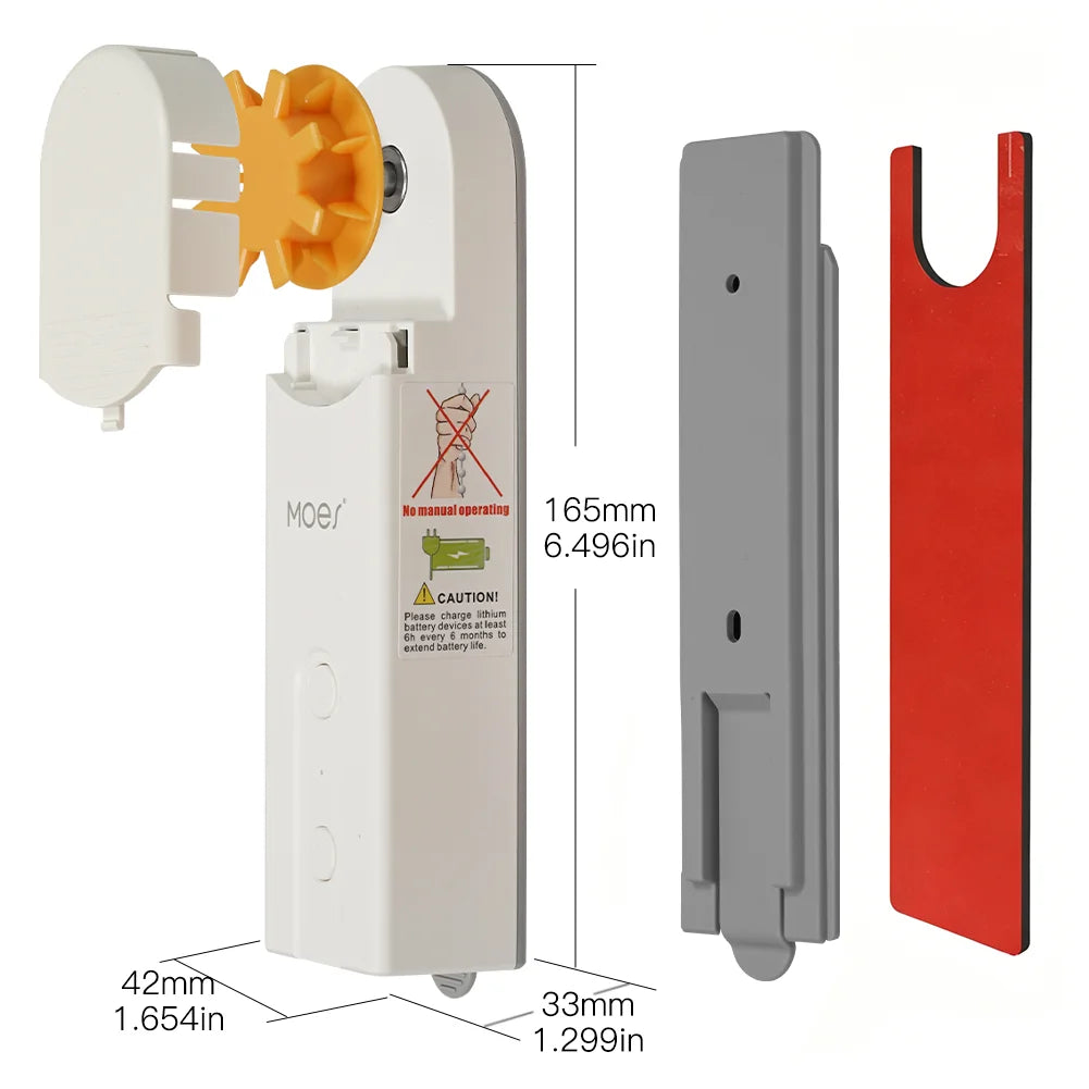 MOES ZigBee Smart DIY Motorized Roller Blinds/Shades Drive Motor Hub Tuya Smart Life APP Alexa Google Home Voice Control