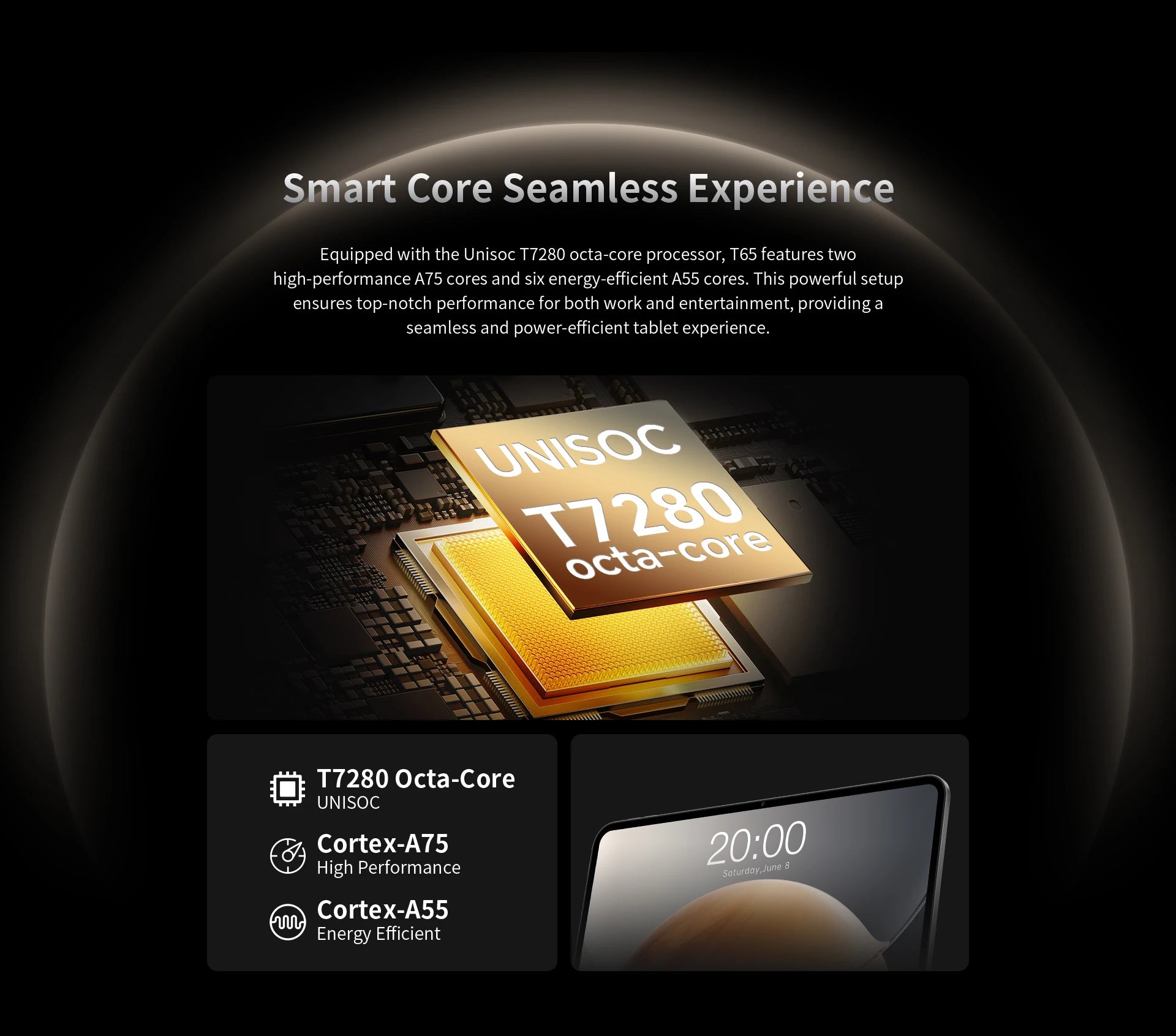 Teclast T65 Tablet 13.4" 2K 120Hz Android 16 Tablets Unisoc T7280 Octa Core Max 26GB RAM 128GB ROM 8000mAh 4G LTE